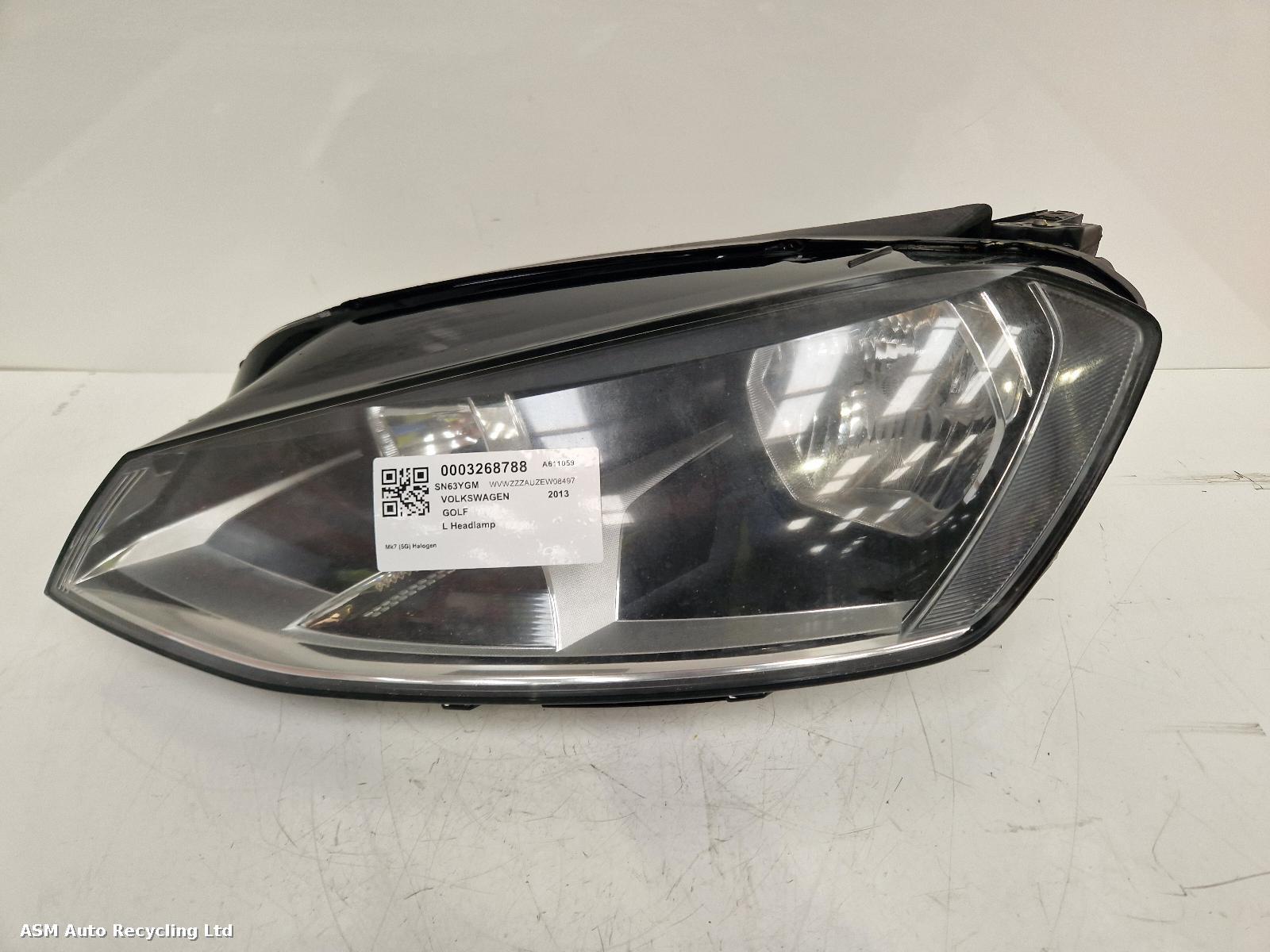 View Auto part L Headlamp Volkswagen Golf 2013