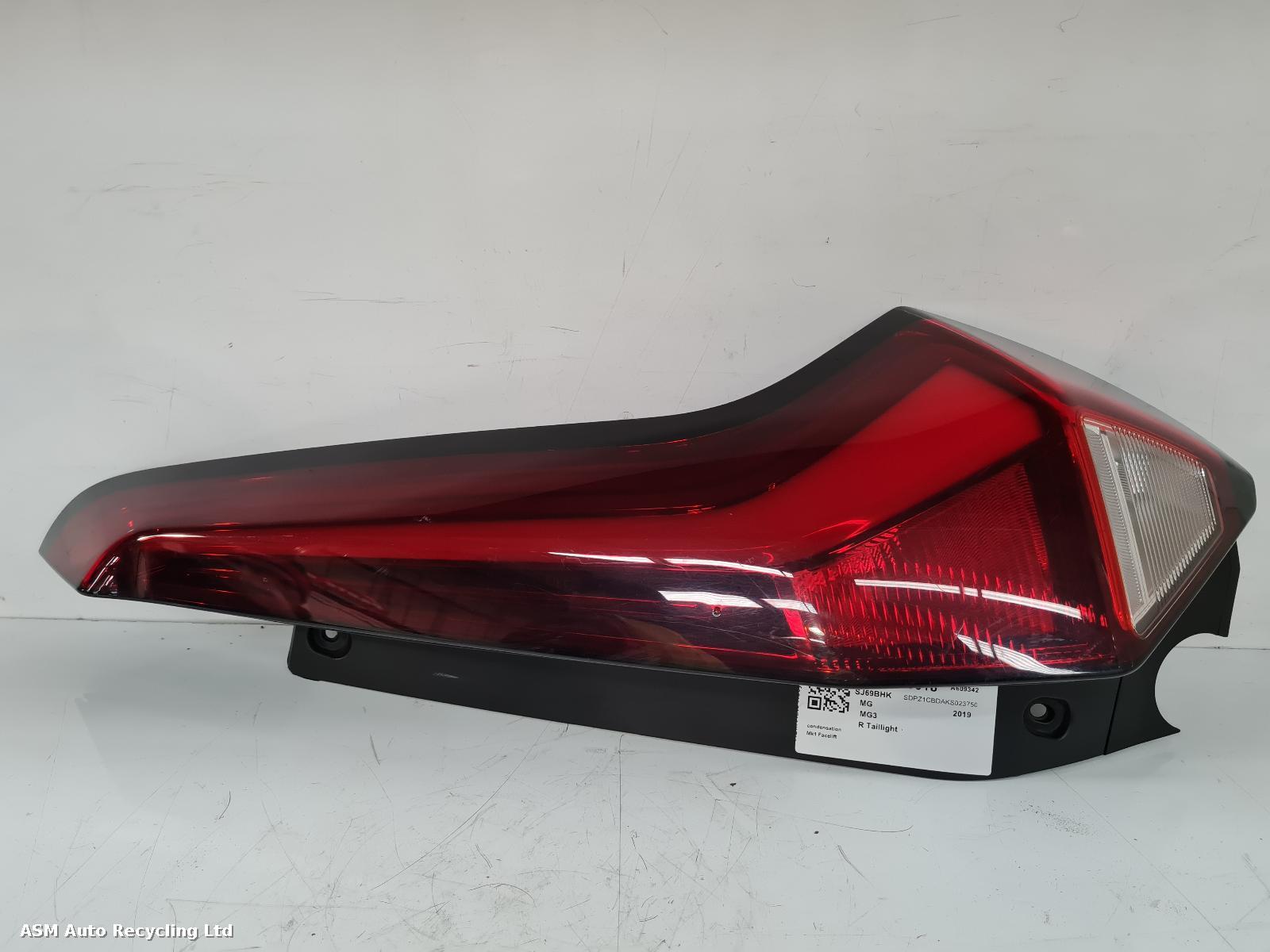 View Auto part R Taillight Mg Mg3 2019