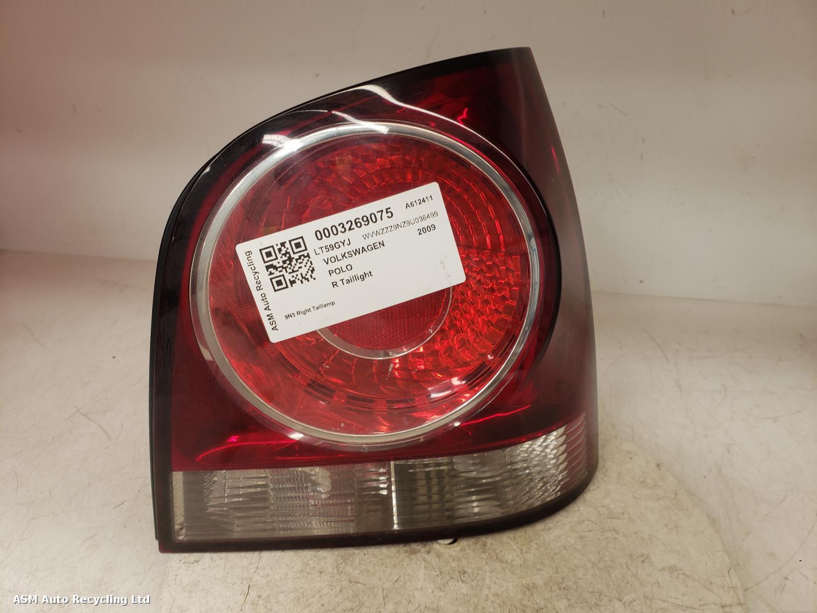 View Auto part R Taillight Volkswagen Polo 2009