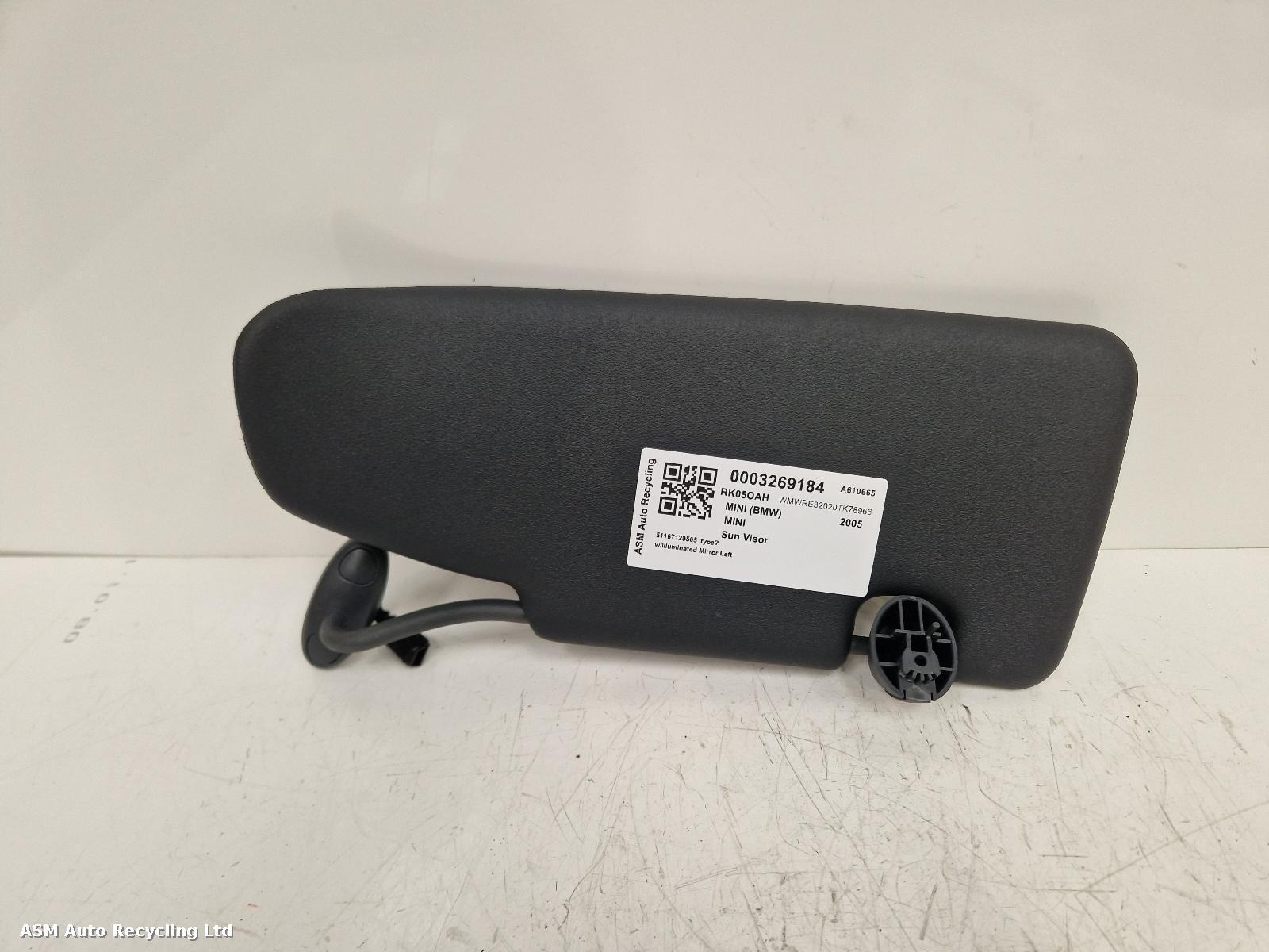 View Auto part Sun visor Mini (bmw) Mini 2005