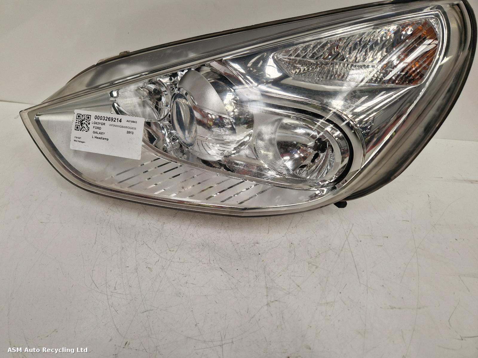 View Auto part L Headlamp Ford Galaxy 2013