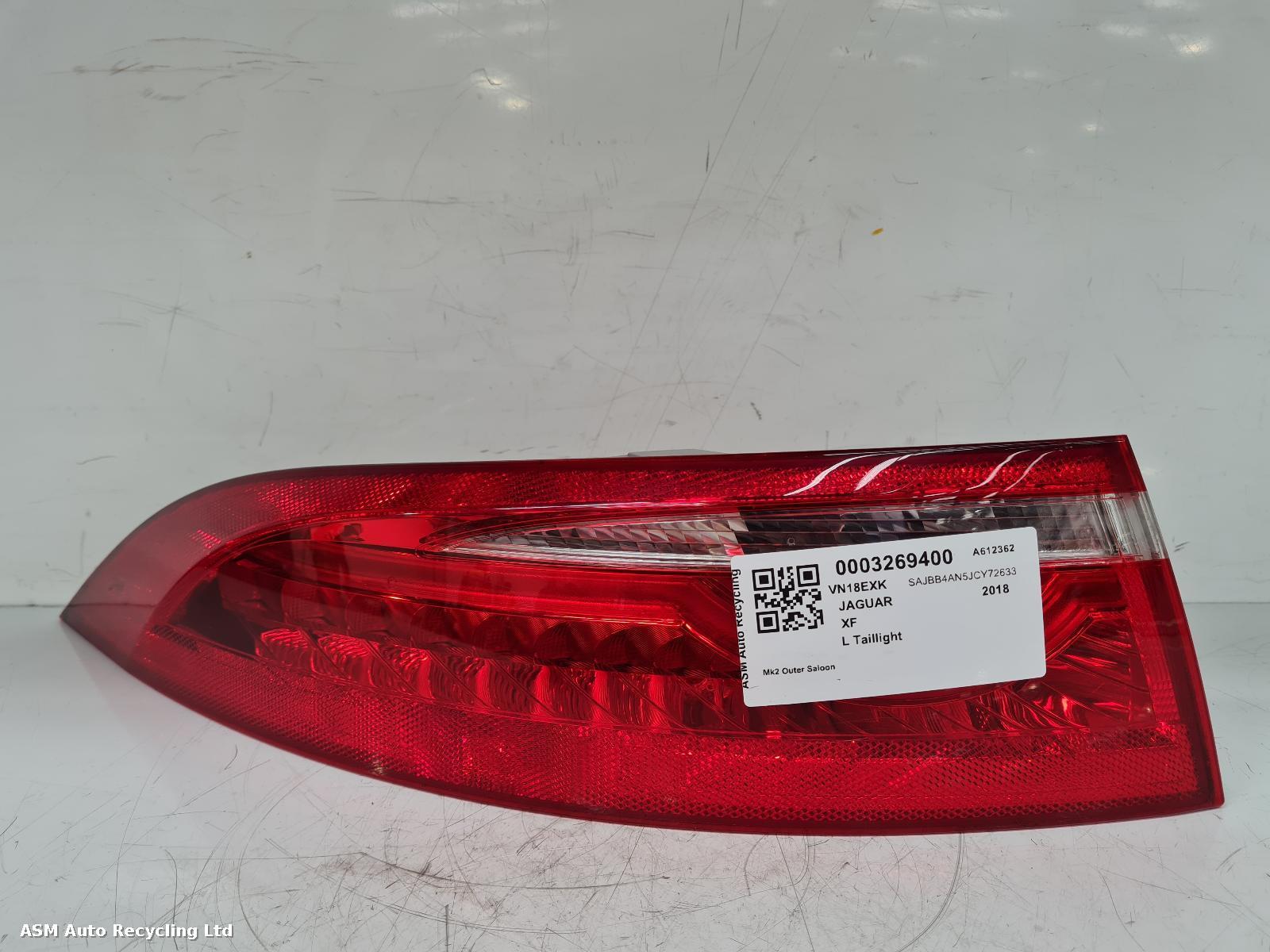View Auto part L Taillight Jaguar Xf 2018