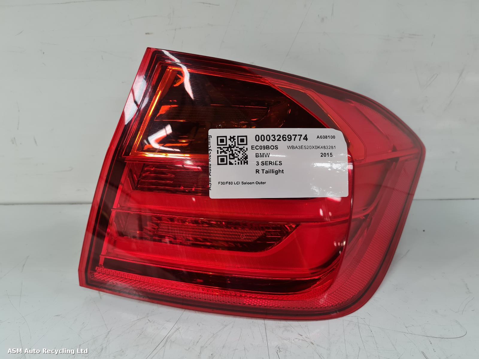 View Auto part R Taillight Bmw 3 Series 2015