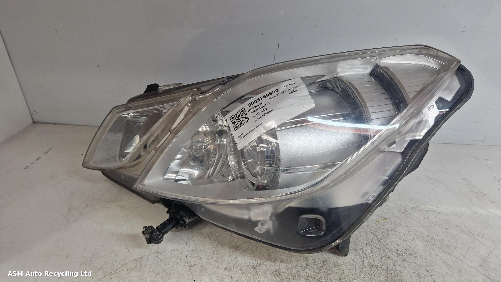 View Auto part L Headlamp Mercedes E Class 2009