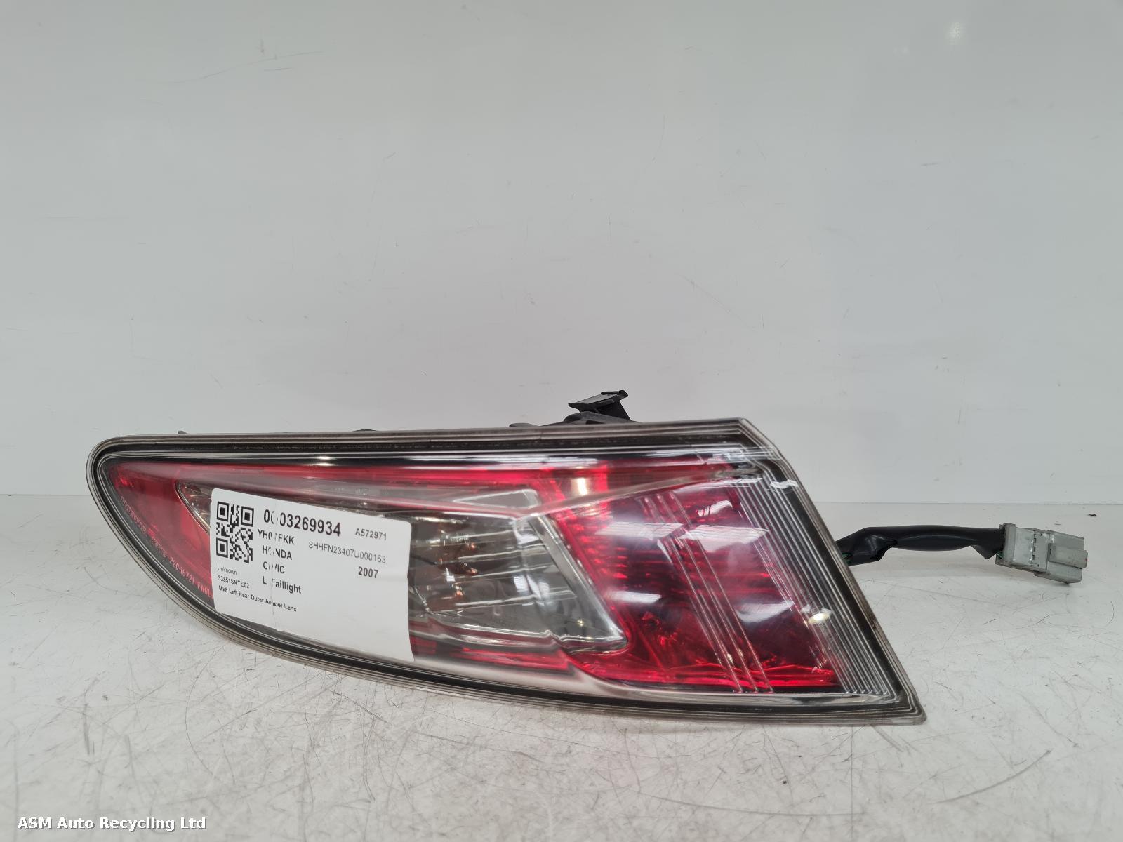 View Auto part L Taillight Honda Civic 2007