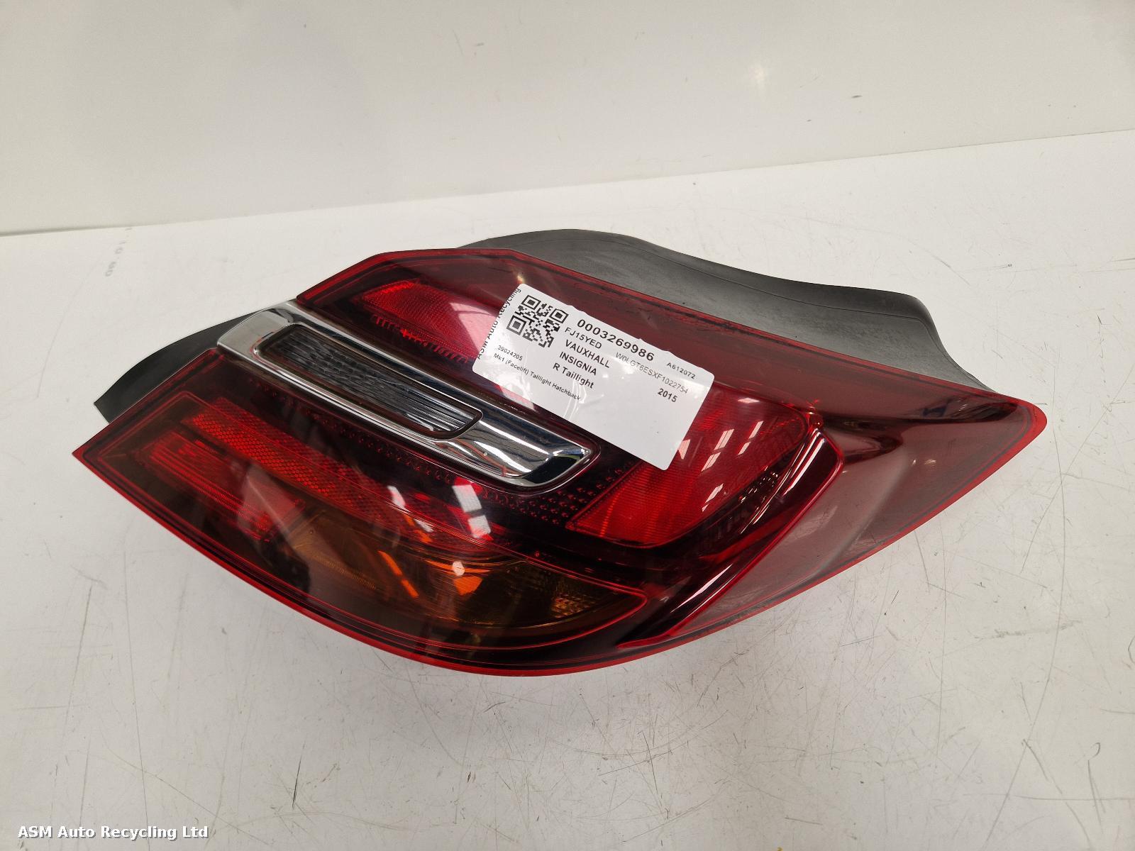 View Auto part R Taillight Vauxhall Insignia 2015