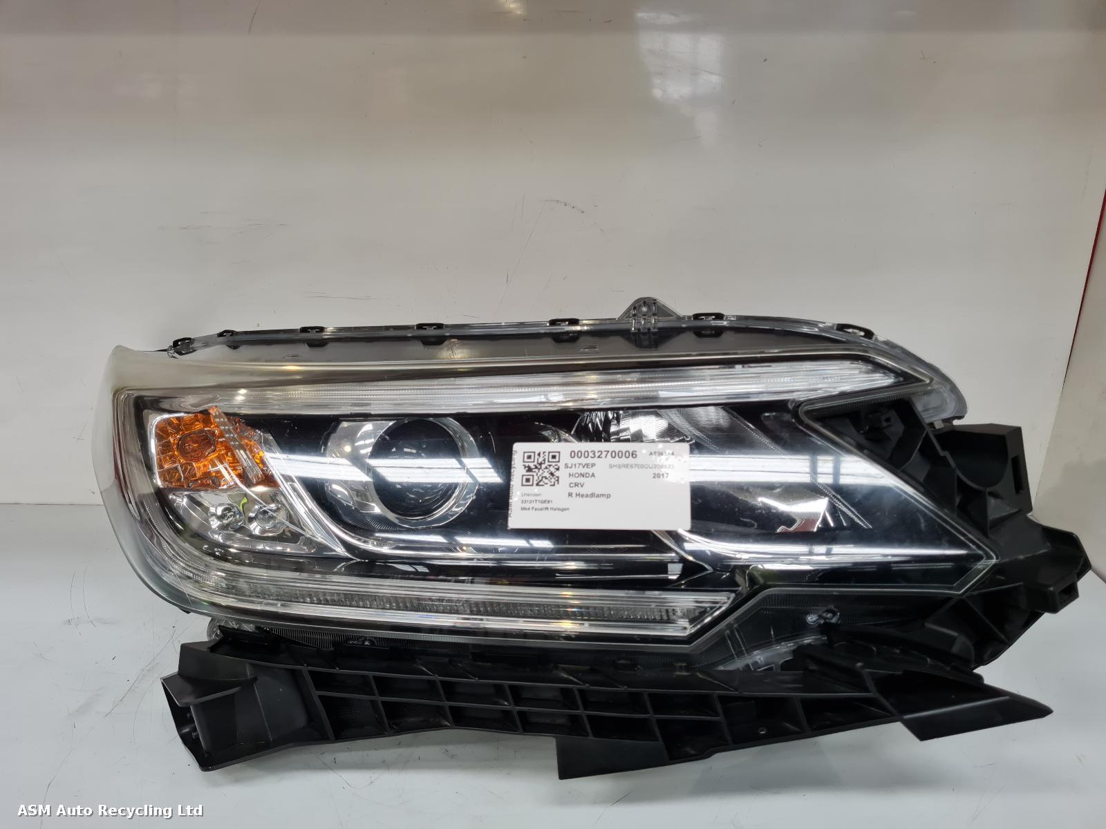 View Auto part R Headlamp Honda Crv 2017