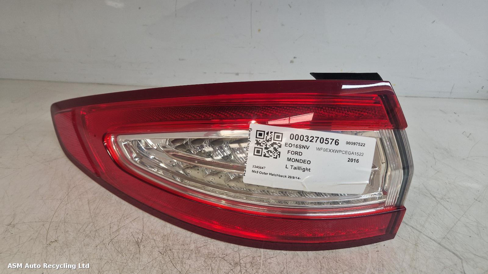View Auto part L Taillight Ford Mondeo 2016