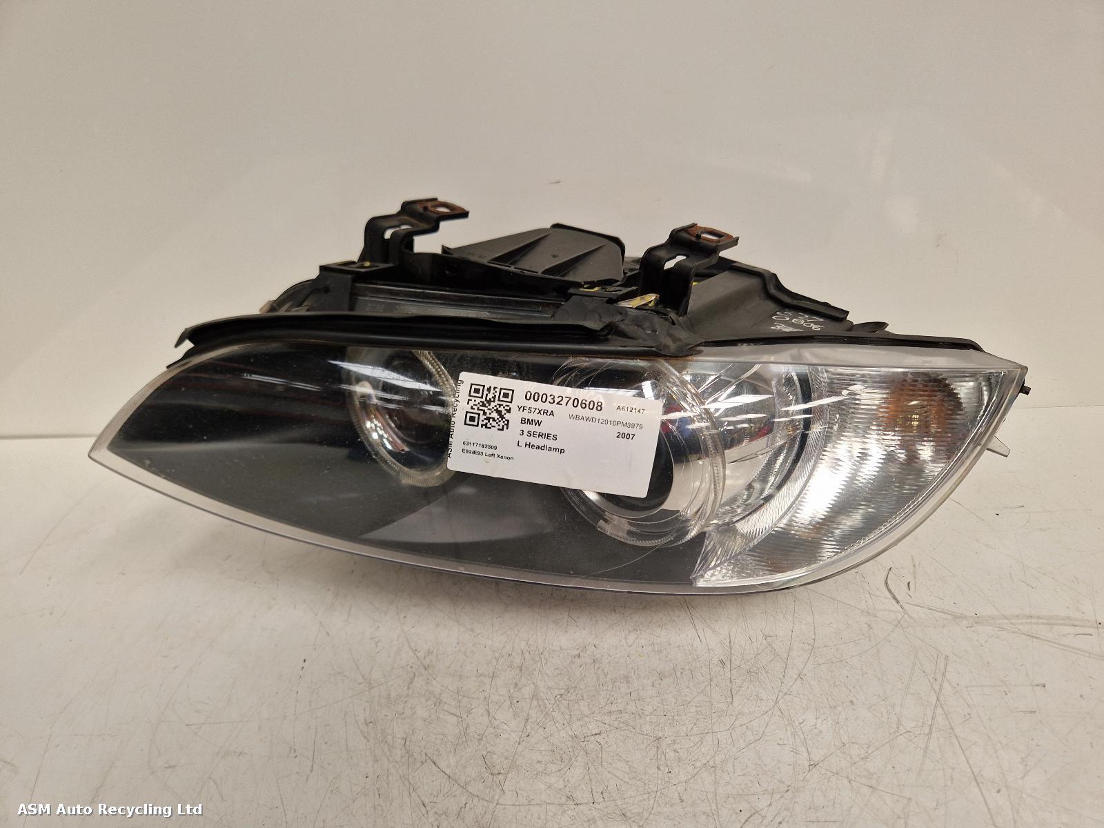 View Auto part L Headlamp Bmw 3 Series 2007
