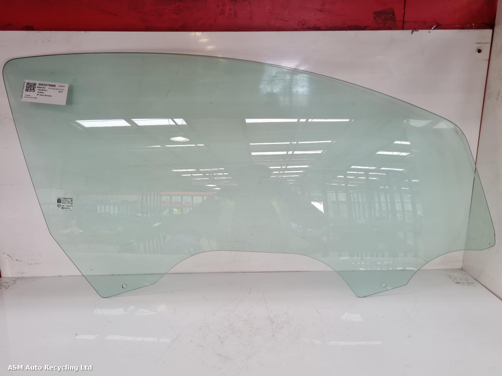 View Auto part RF Door Window Vauxhall Corsa 2014