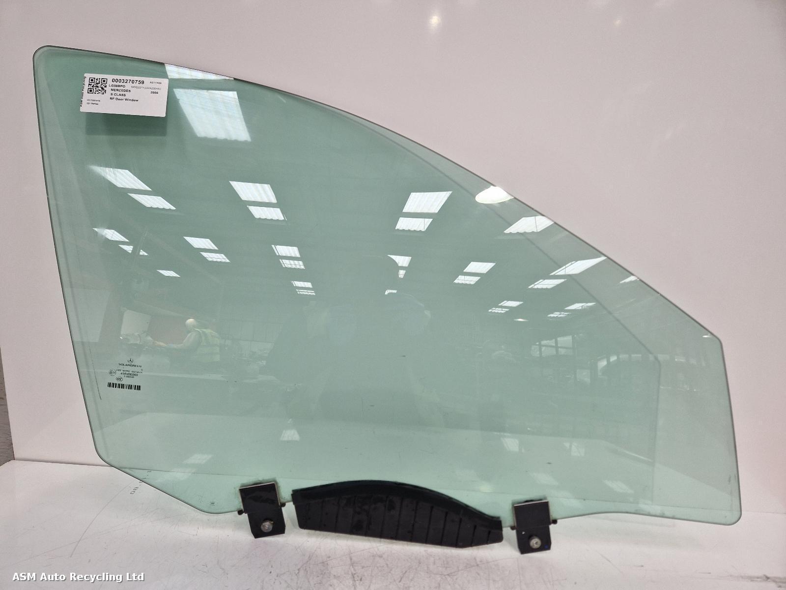 View Auto part RF Door Window Mercedes S Class 2008