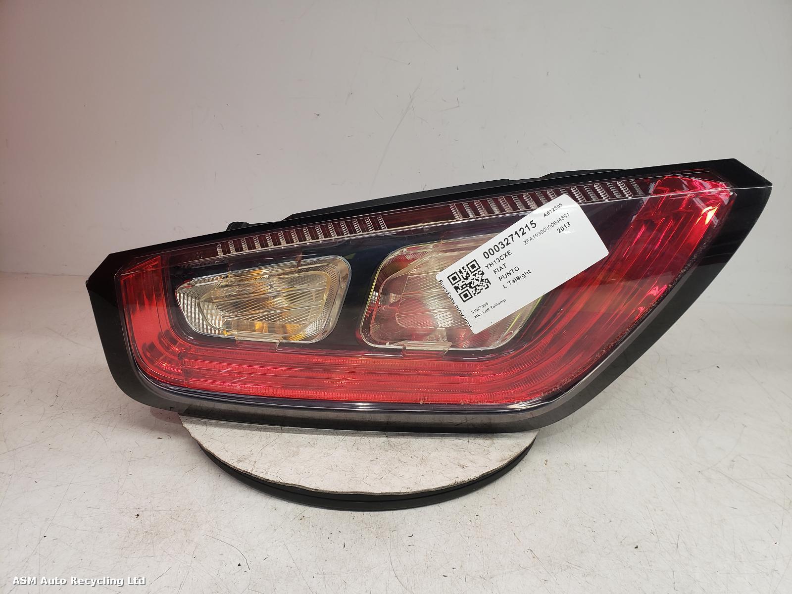 View Auto part L Taillight Fiat Punto 2013