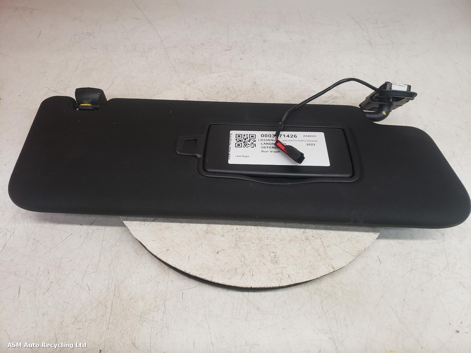 View Auto part Sun visor Land Rover Defender 2023