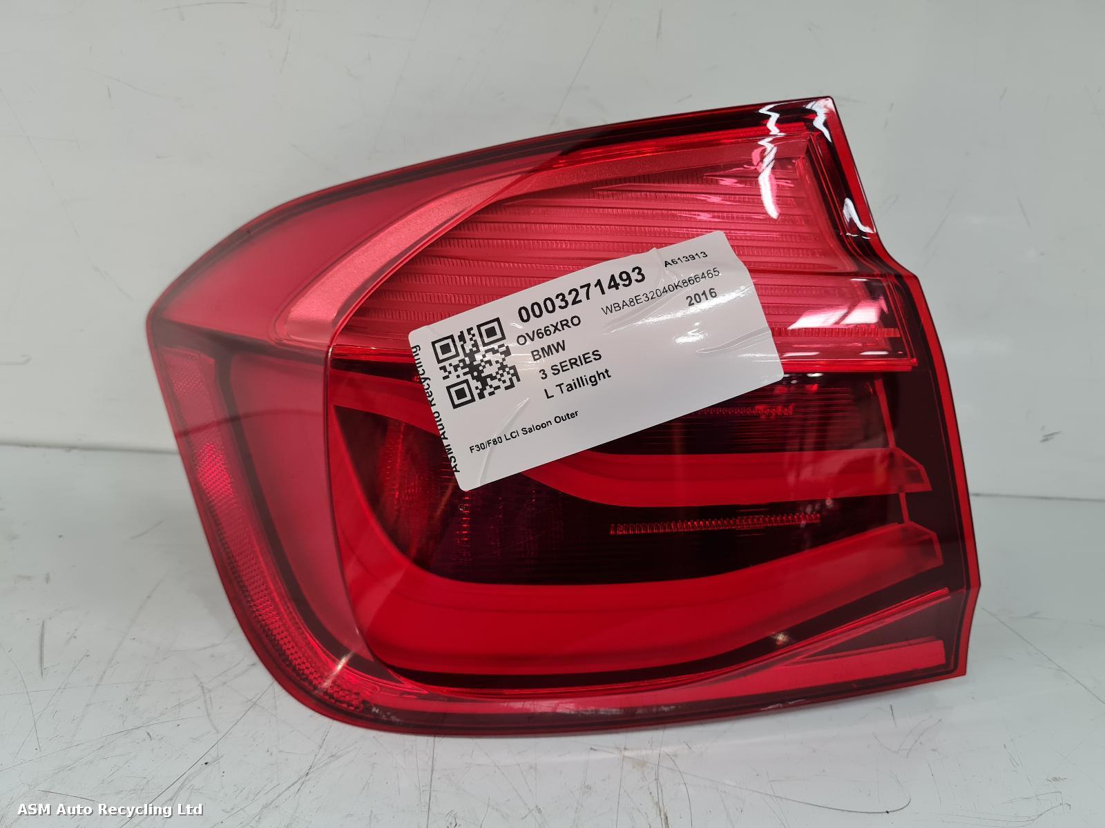 View Auto part L Taillight Bmw 3 Series 2016