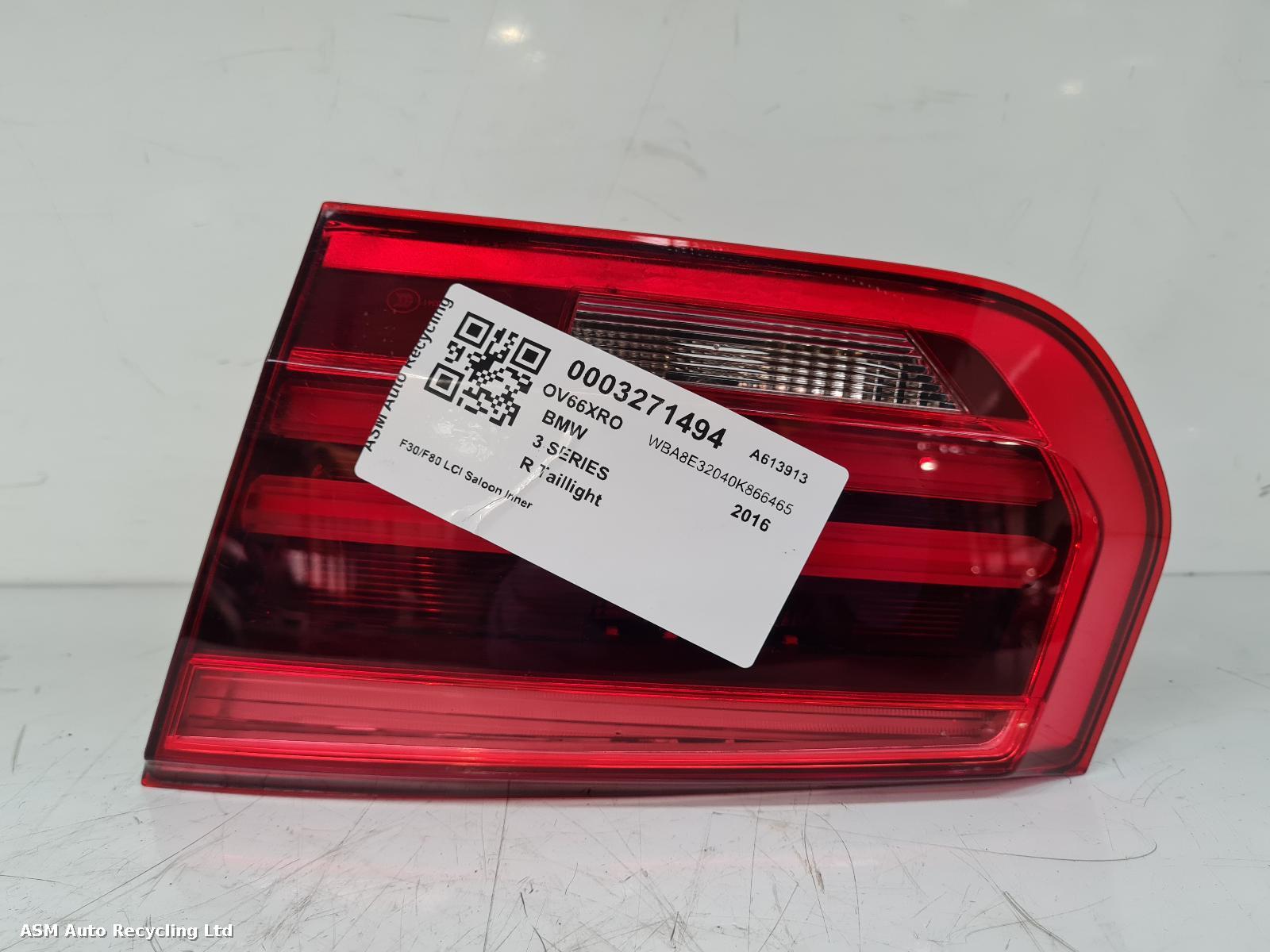 View Auto part R Taillight Bmw 3 Series 2016