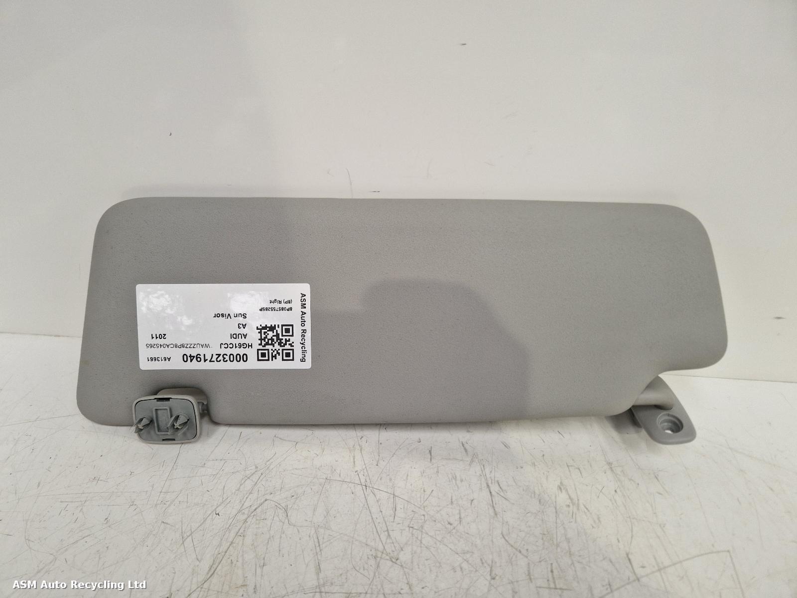 View Auto part Sun visor Audi A3 2011