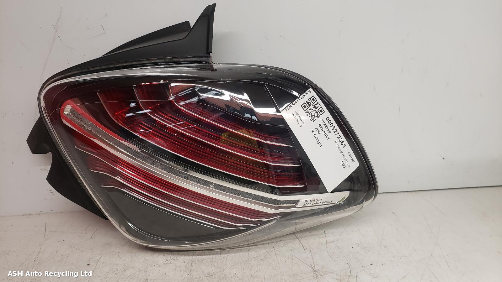 View Auto part R Taillight Renault Zoe 2022