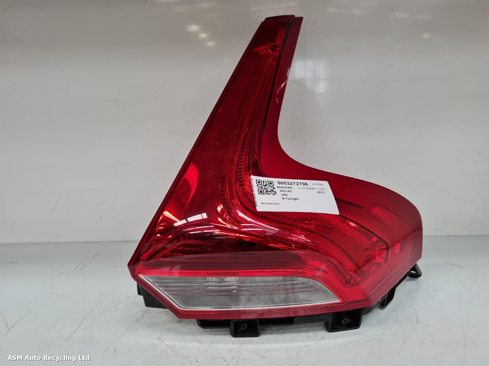 View Auto part R Taillight Volvo V40 2013