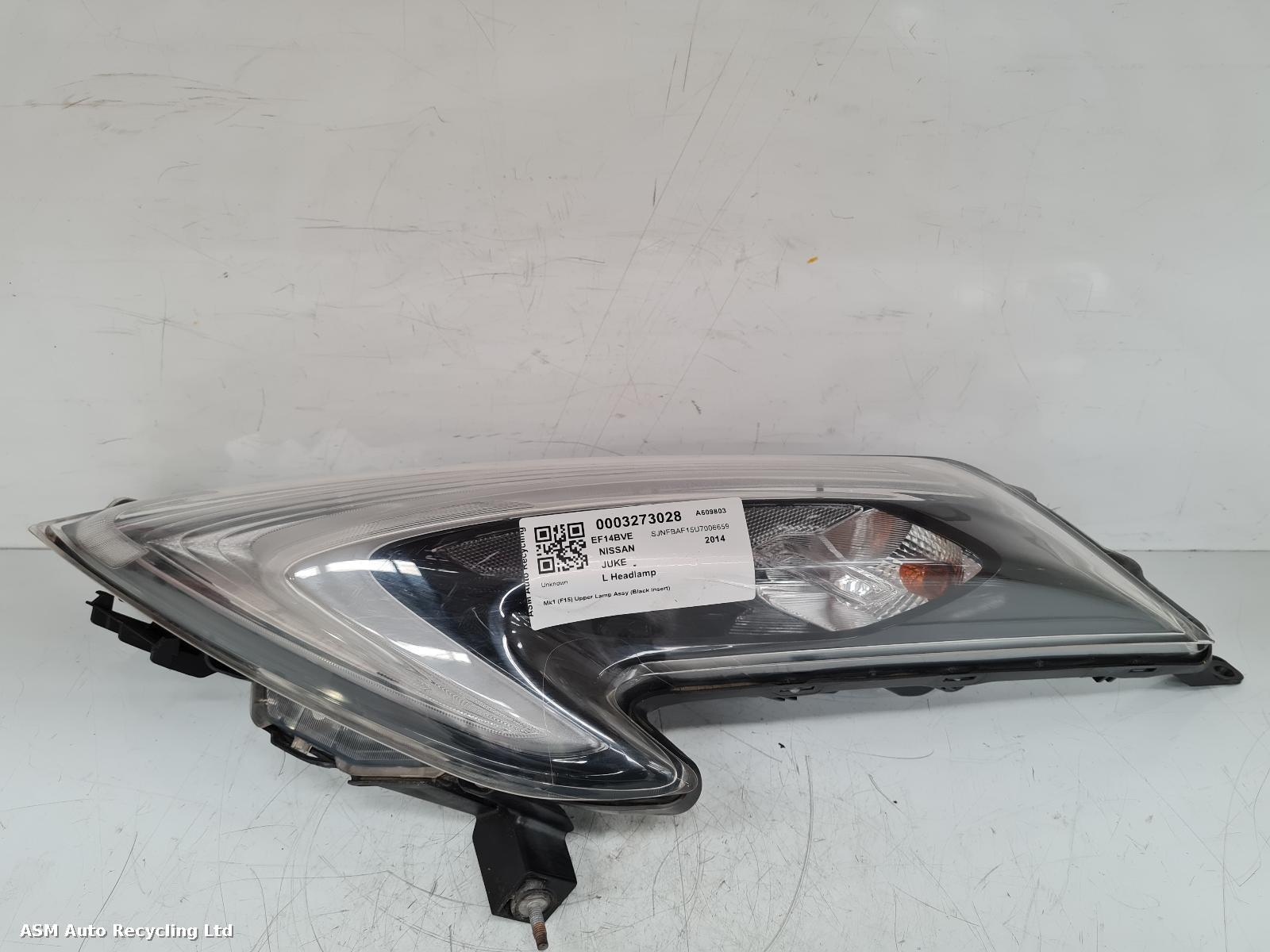 View Auto part L Headlamp Nissan Juke 2014