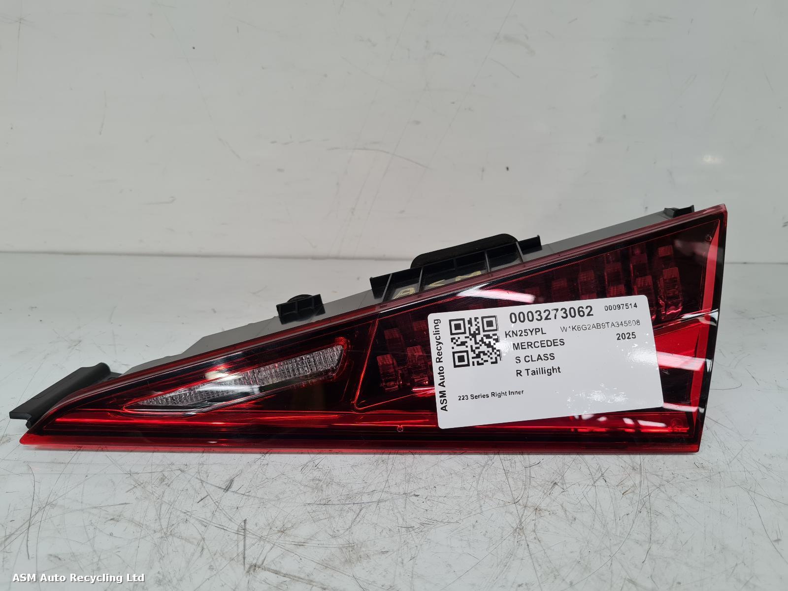 View Auto part R Taillight Mercedes S Class 2025