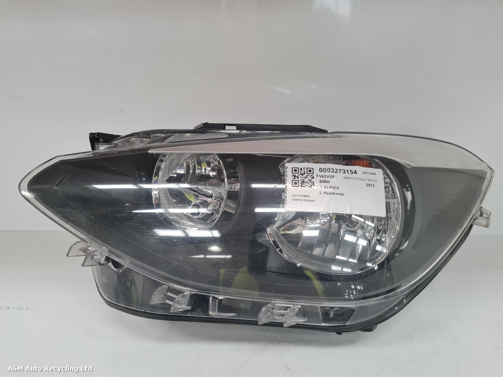 View Auto part L Headlamp Bmw 1 Series 2013