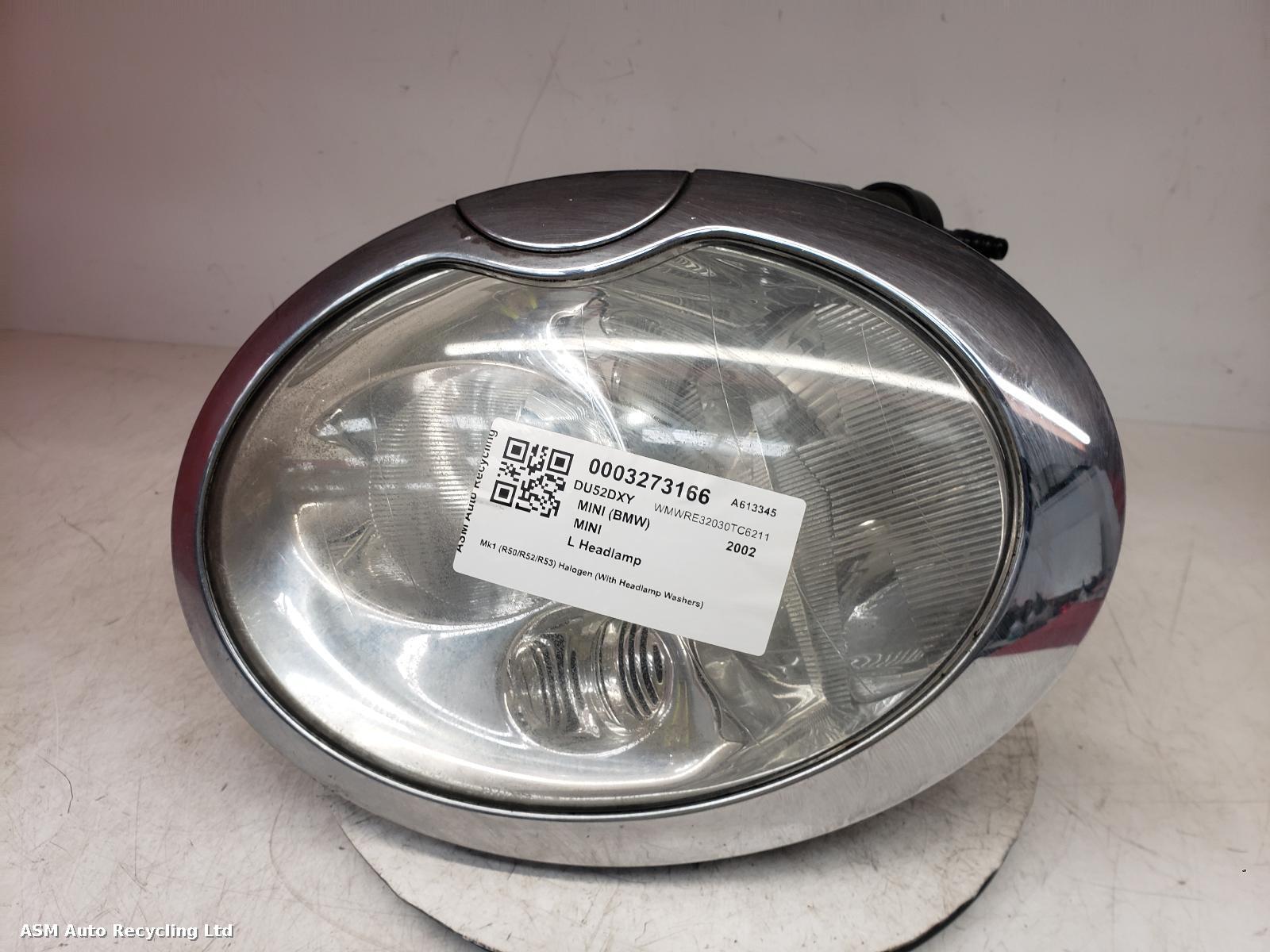 View Auto part L Headlamp Mini (bmw) Mini 2002
