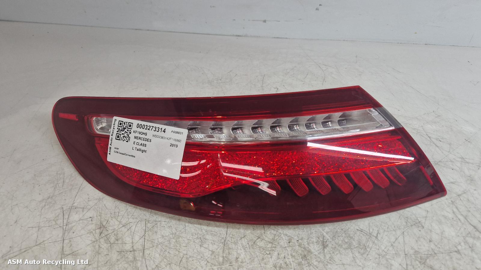 View Auto part L Taillight Mercedes E Class 2019