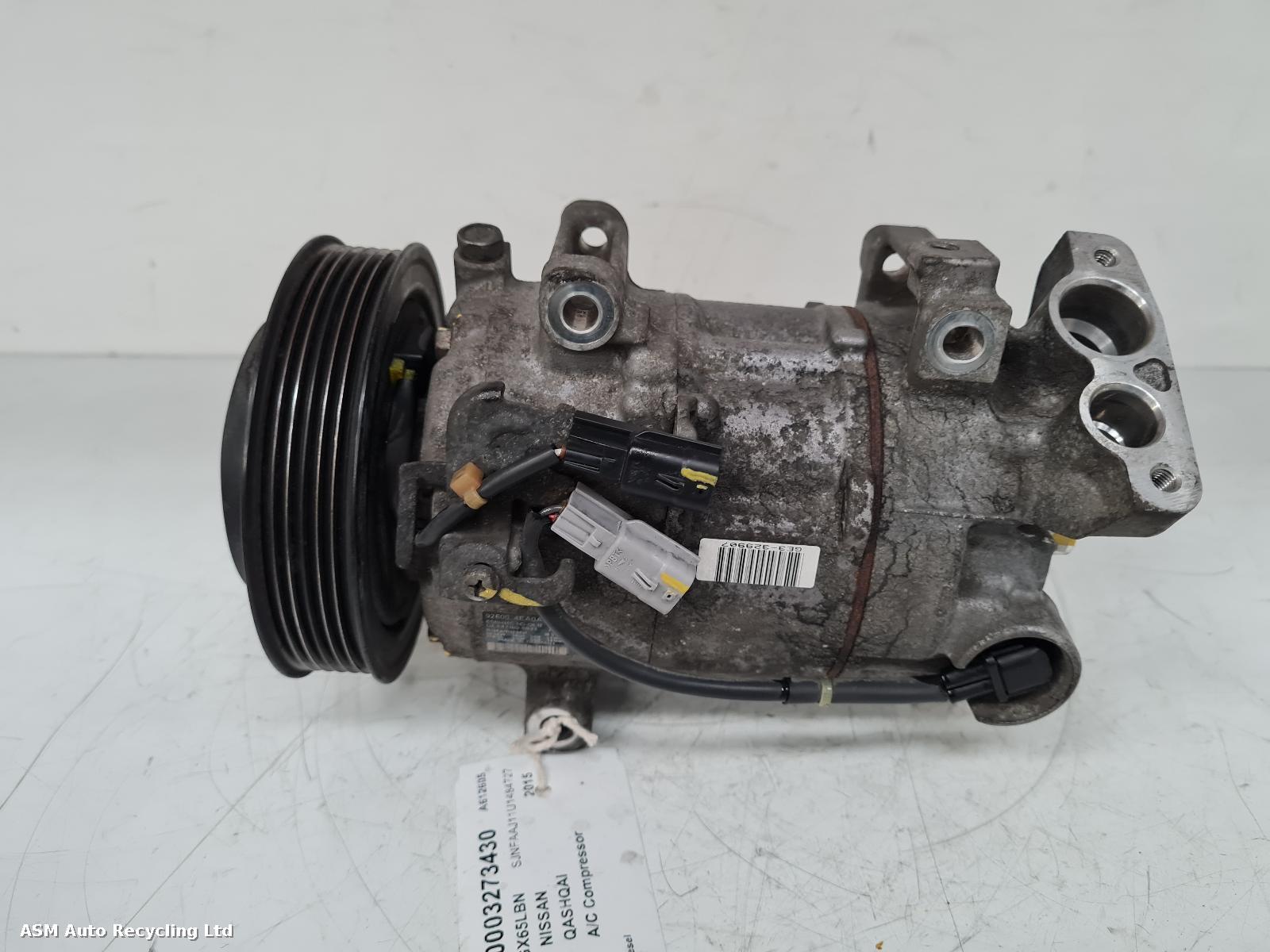 View Auto part Compressor Nissan Qashqai 2015