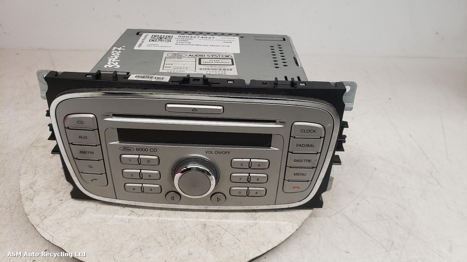 View Auto part A/V Equipment Ford Focus 2008