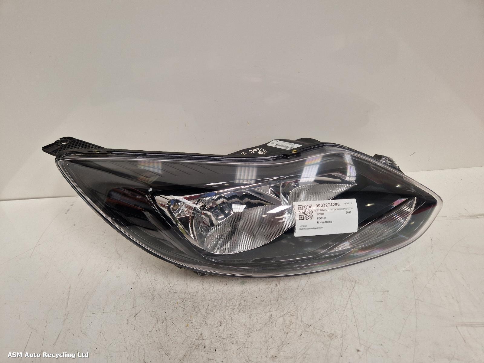 View Auto part R Headlamp Ford Focus 2012