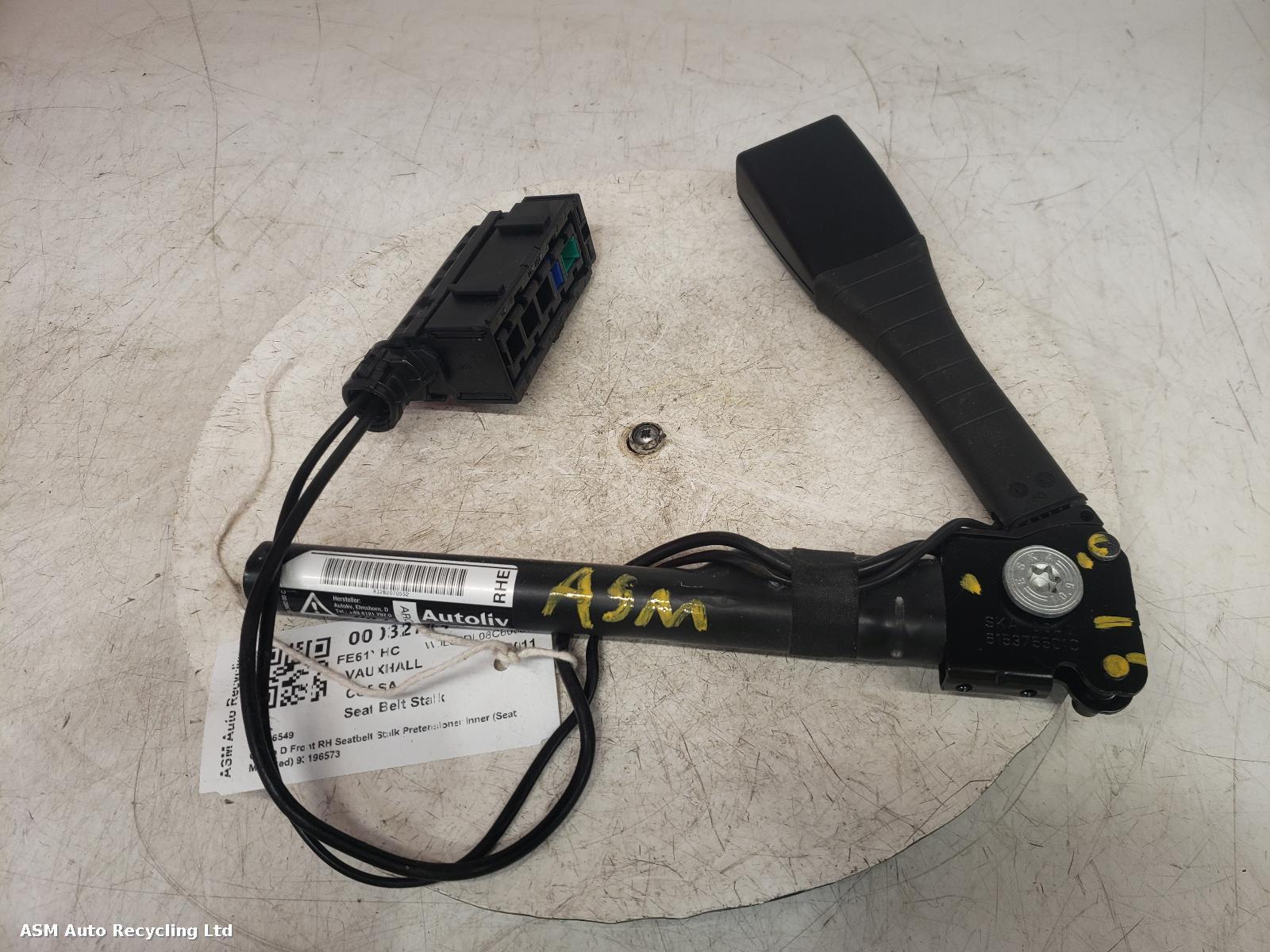 View Auto part Seat Belt Vauxhall Corsa 2011