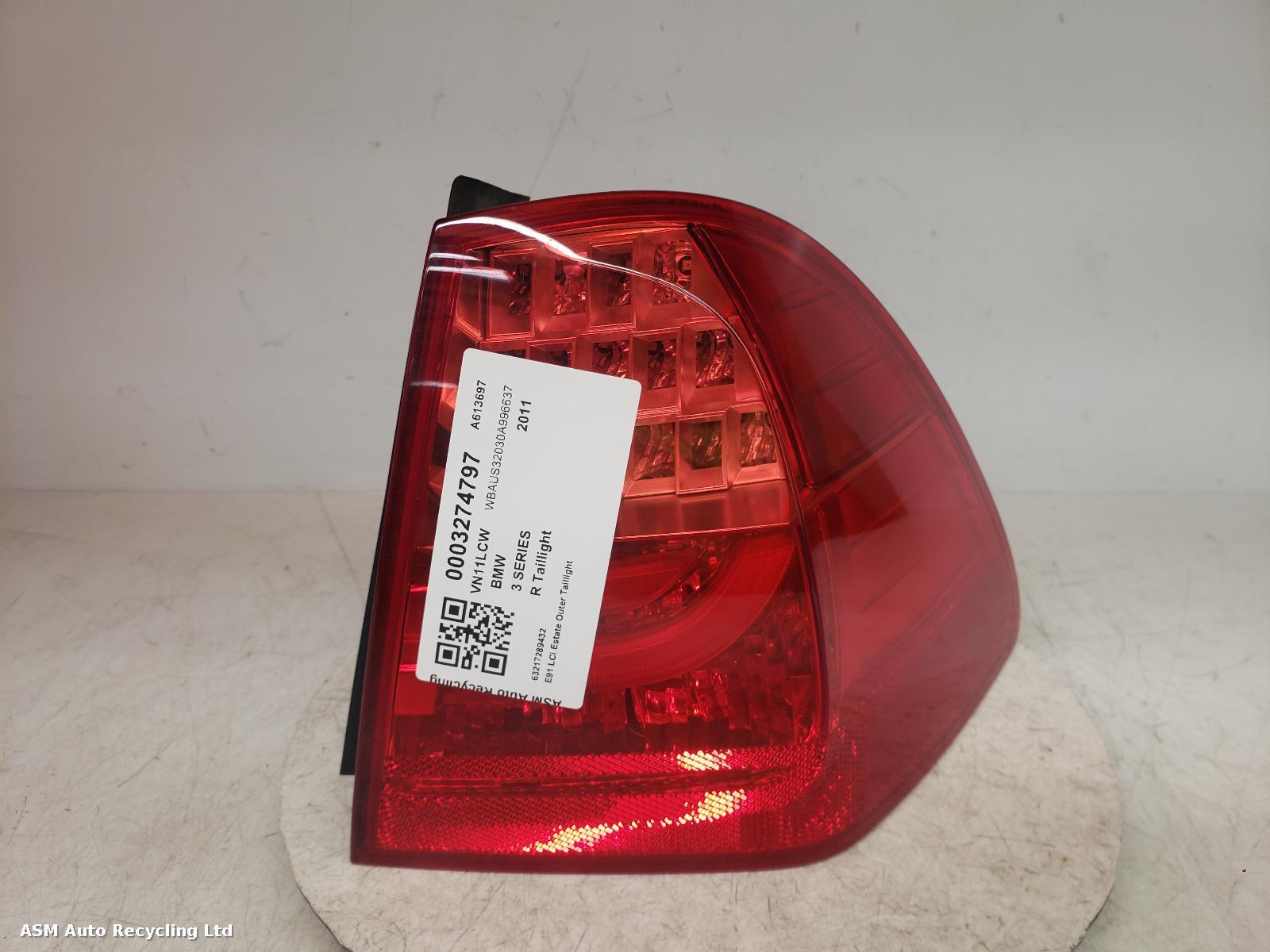 View Auto part R Taillight Bmw 3 Series 2011