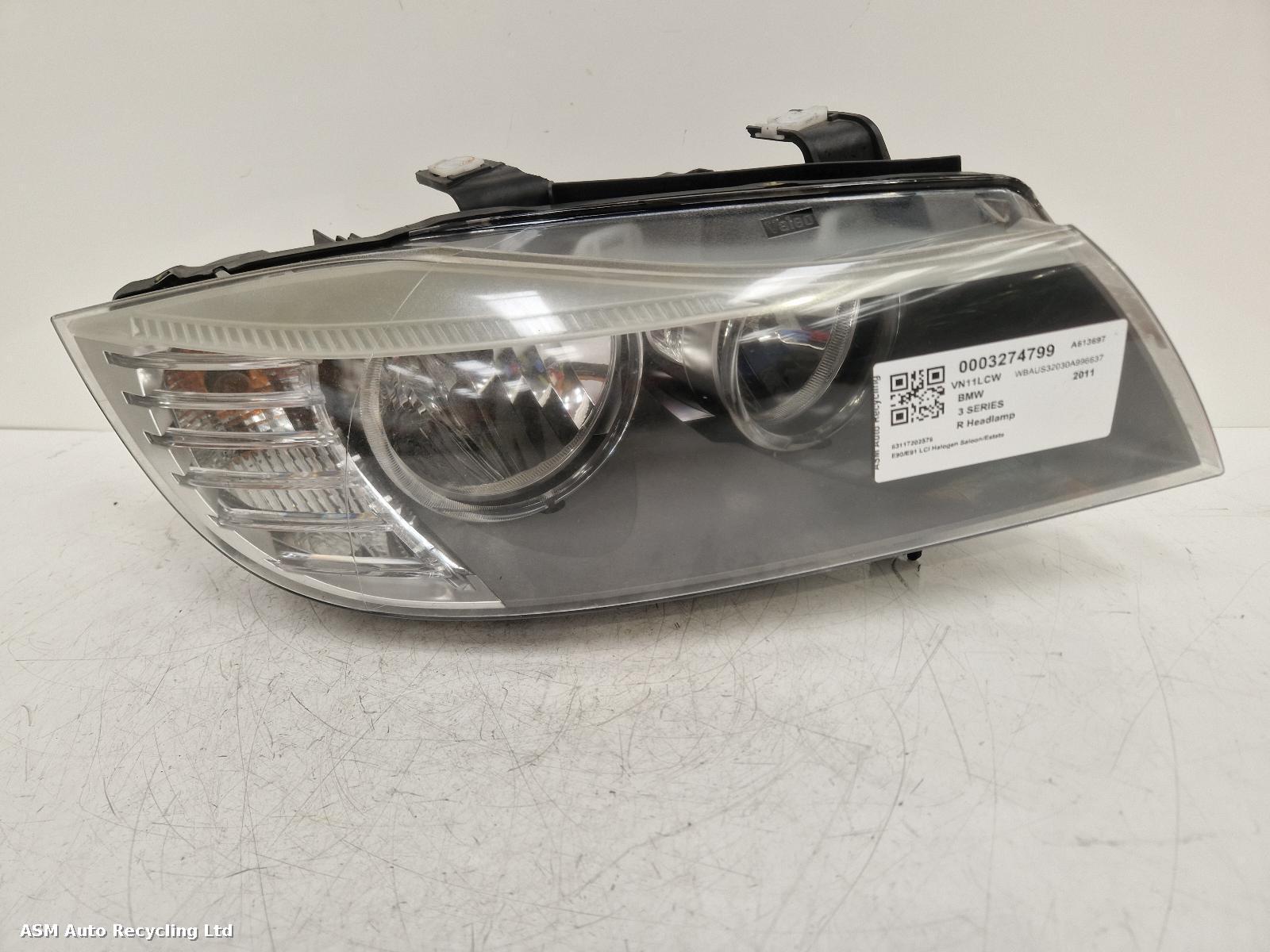 View Auto part R Headlamp Bmw 3 Series 2011