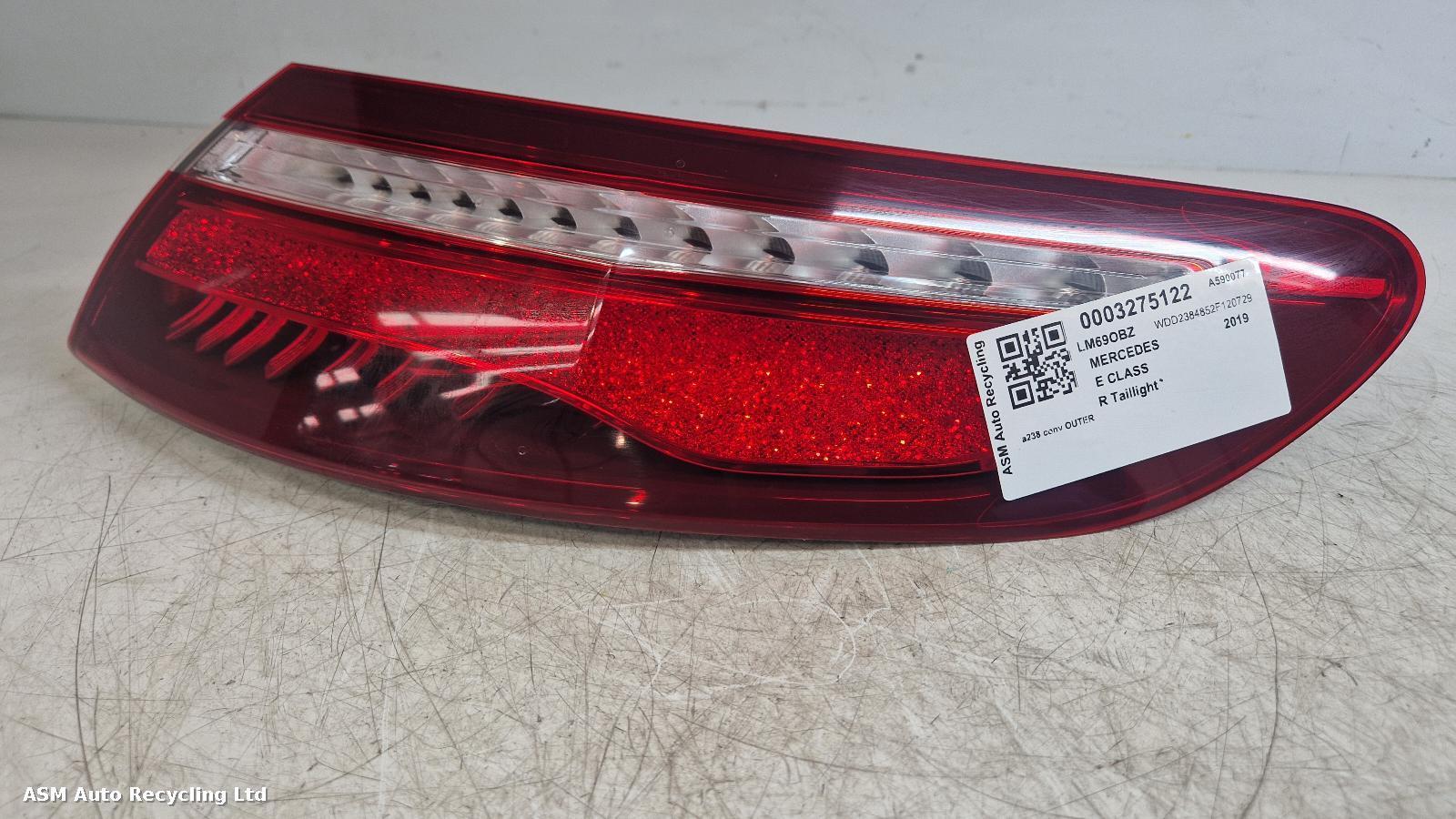View Auto part R Taillight Mercedes E Class 2019
