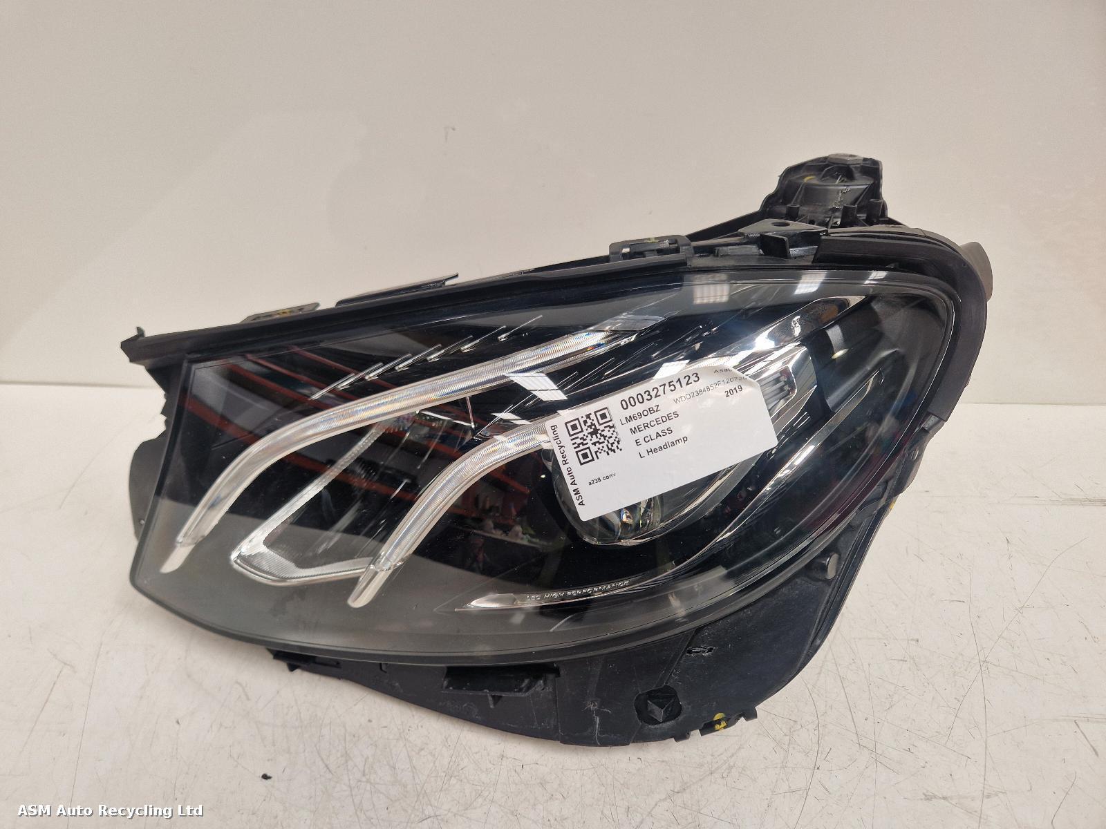 View Auto part L Headlamp Mercedes E Class 2019