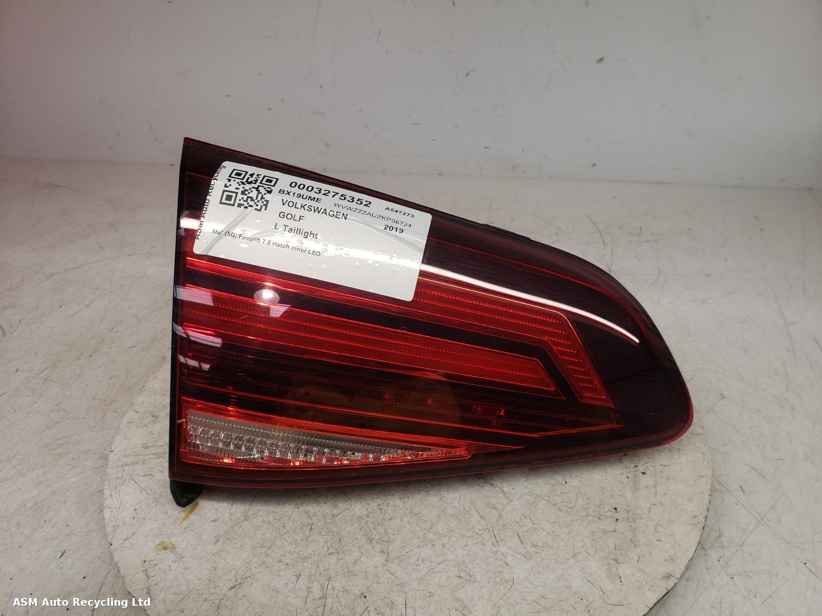 View Auto part L Taillight Volkswagen Golf 2019