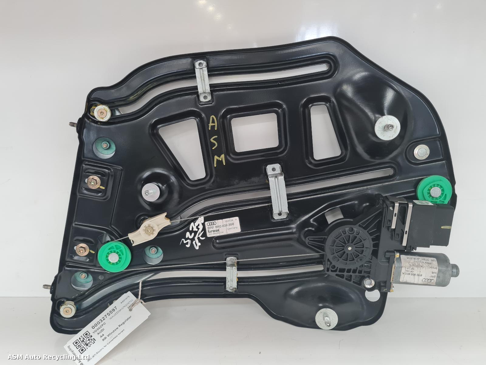 View Auto part RR Window Regulator Audi A4 2006