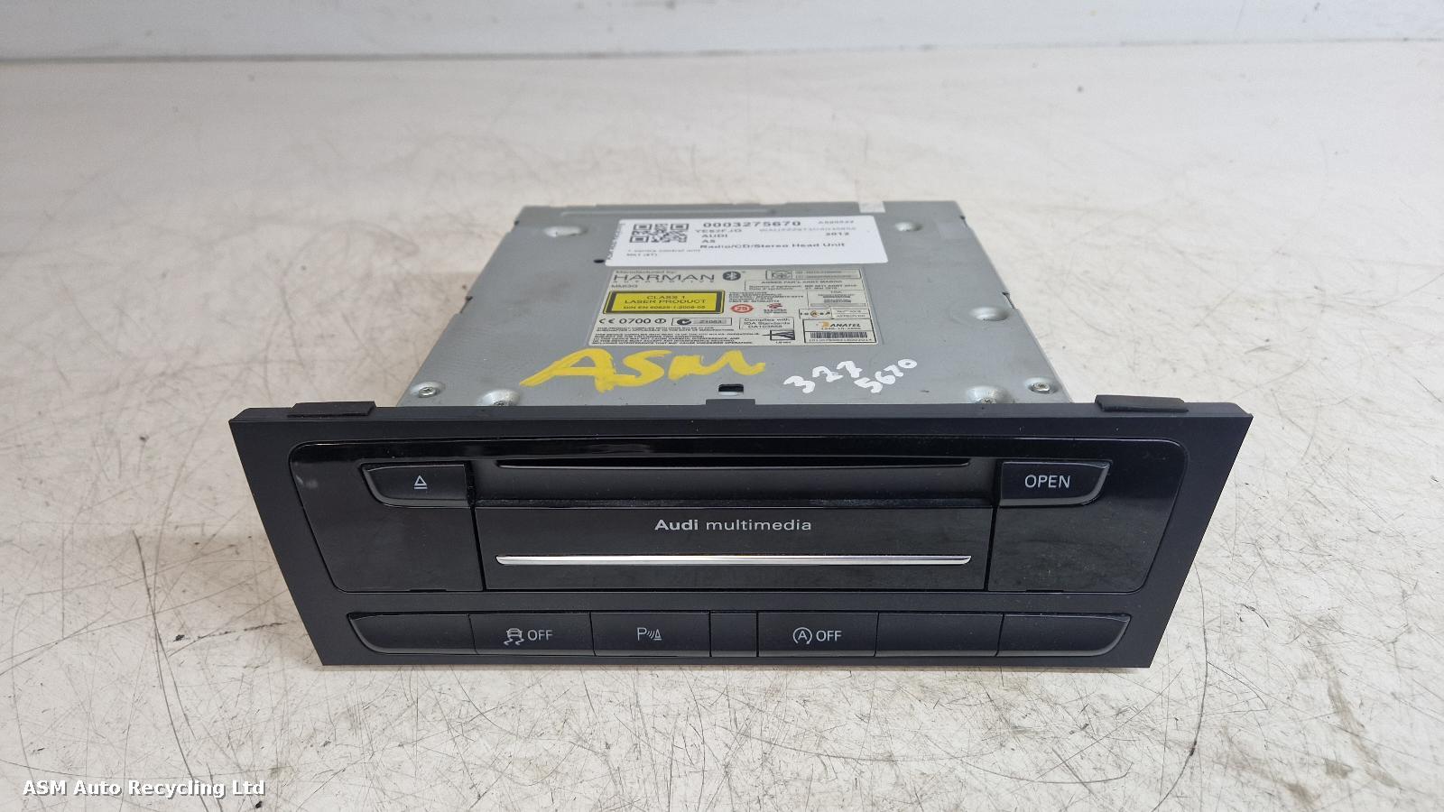 View Auto part A/V Equipment Audi A5 2012