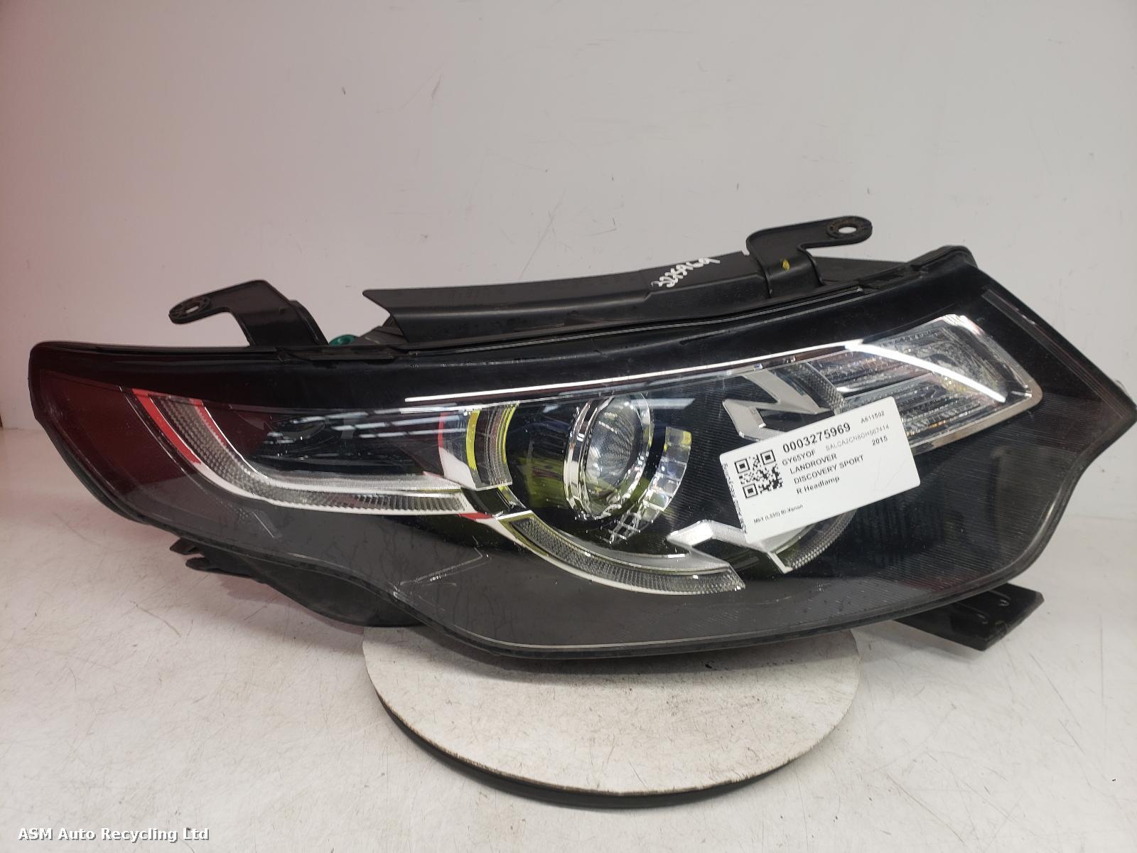 View Auto part R Headlamp Land Rover Discovery Sport 2015