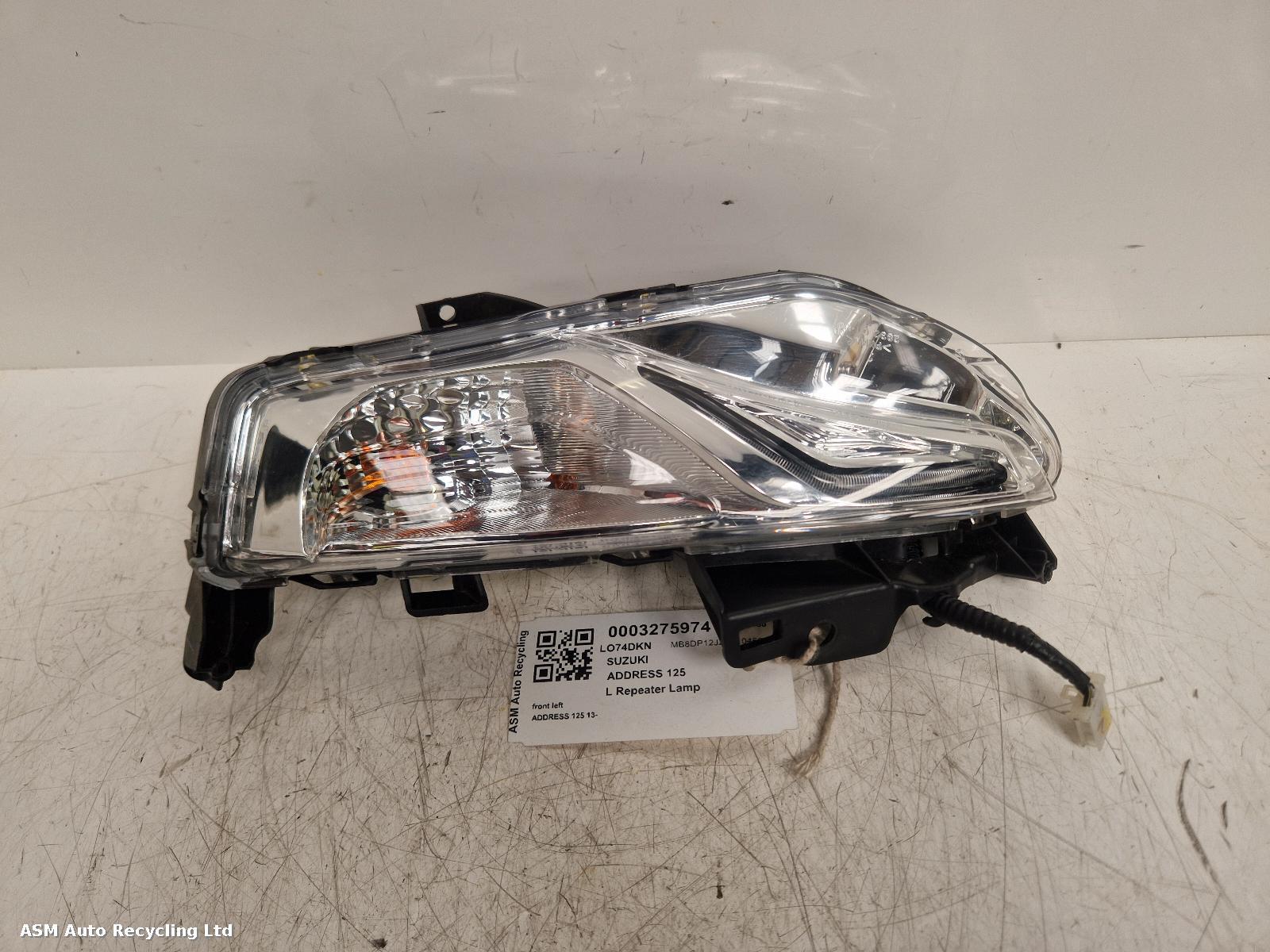 View Auto part L Repeater Lamp Suzuki Address 125 2024