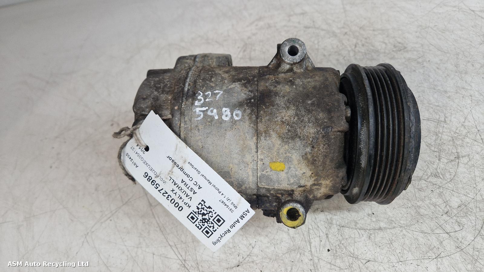 View Auto part Compressor Vauxhall Astra 2014