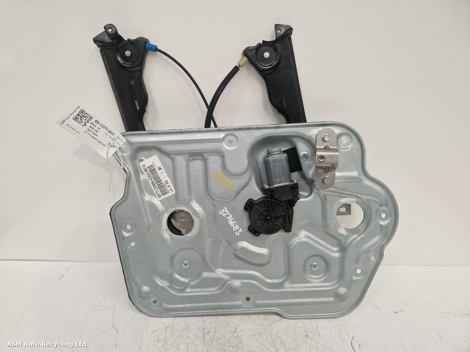 View Auto part LF Window Regulator Nissan Qashqai 2013