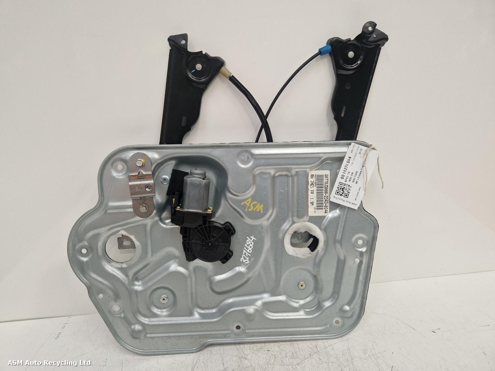 View Auto part RF Window Regulator Nissan Qashqai 2013