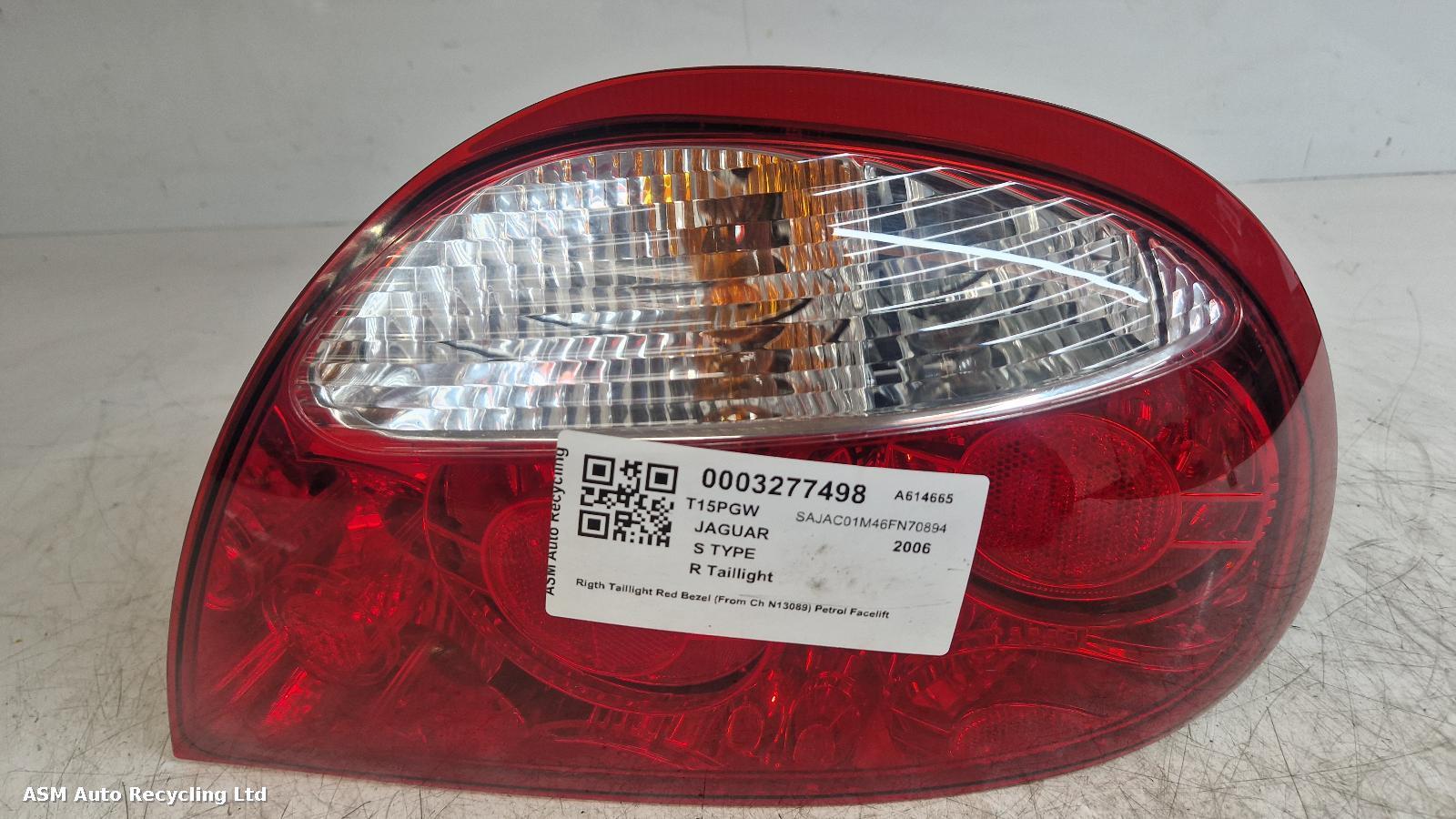 View Auto part R Taillight Jaguar S Type 2006