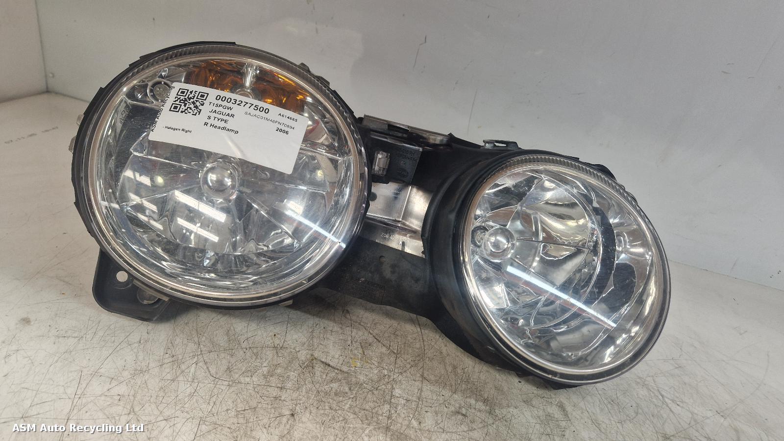 View Auto part R Headlamp Jaguar S Type 2006