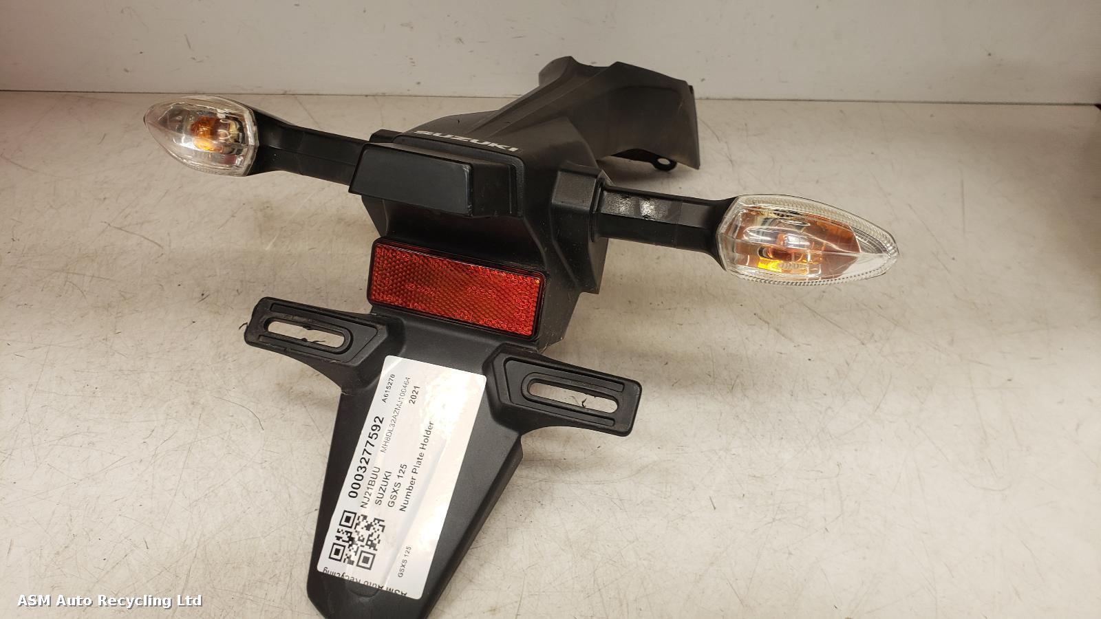 View Auto part Number Plate Holder Suzuki Gsxs 125 2021