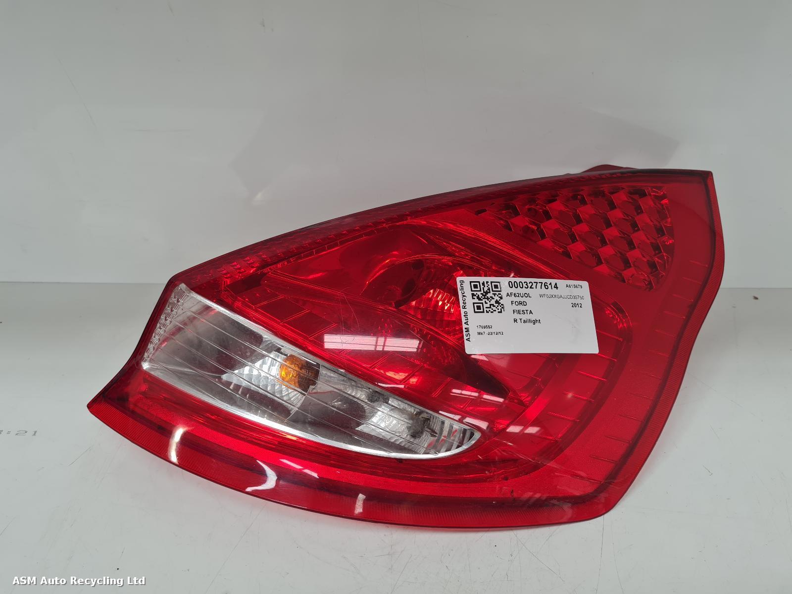 View Auto part R Taillight Ford Fiesta 2012