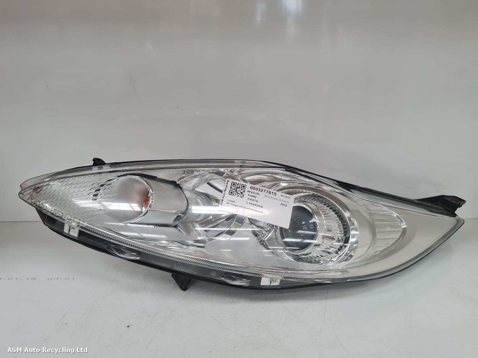 View Auto part L Headlamp Ford Fiesta 2012