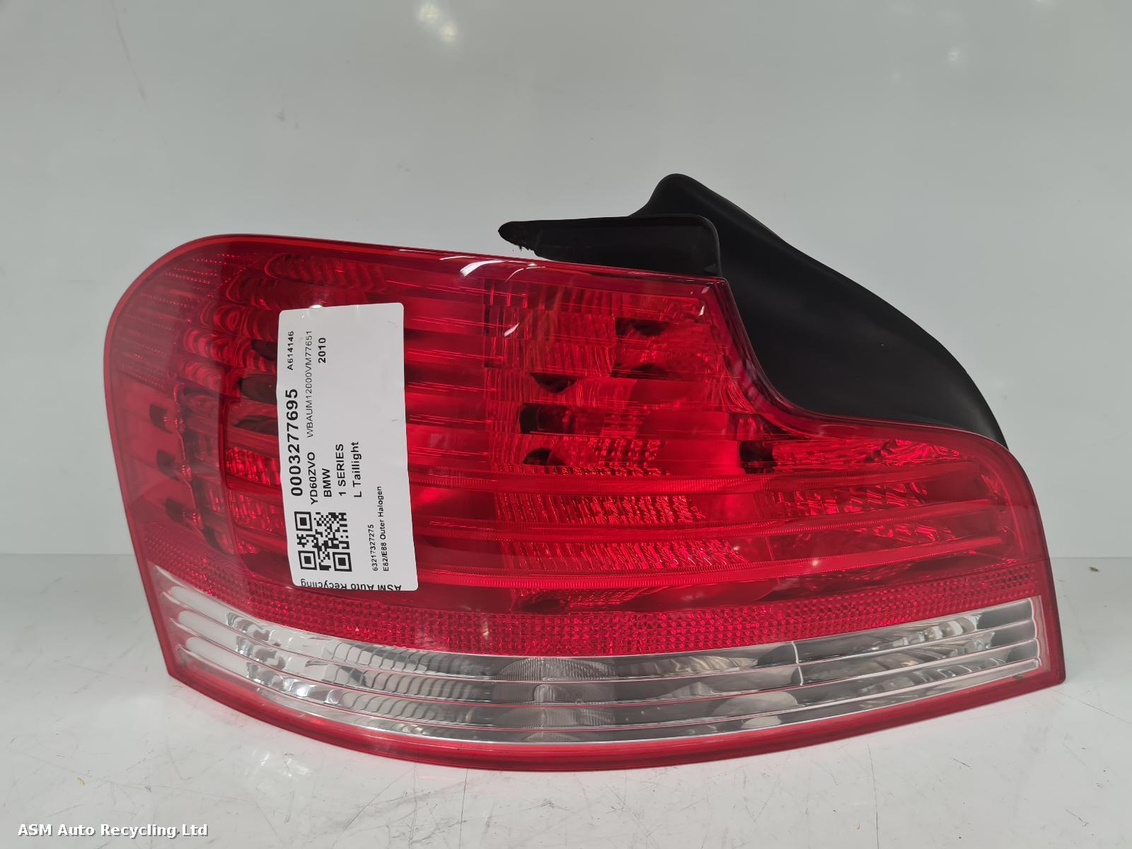 View Auto part L Taillight Bmw 1 Series 2010