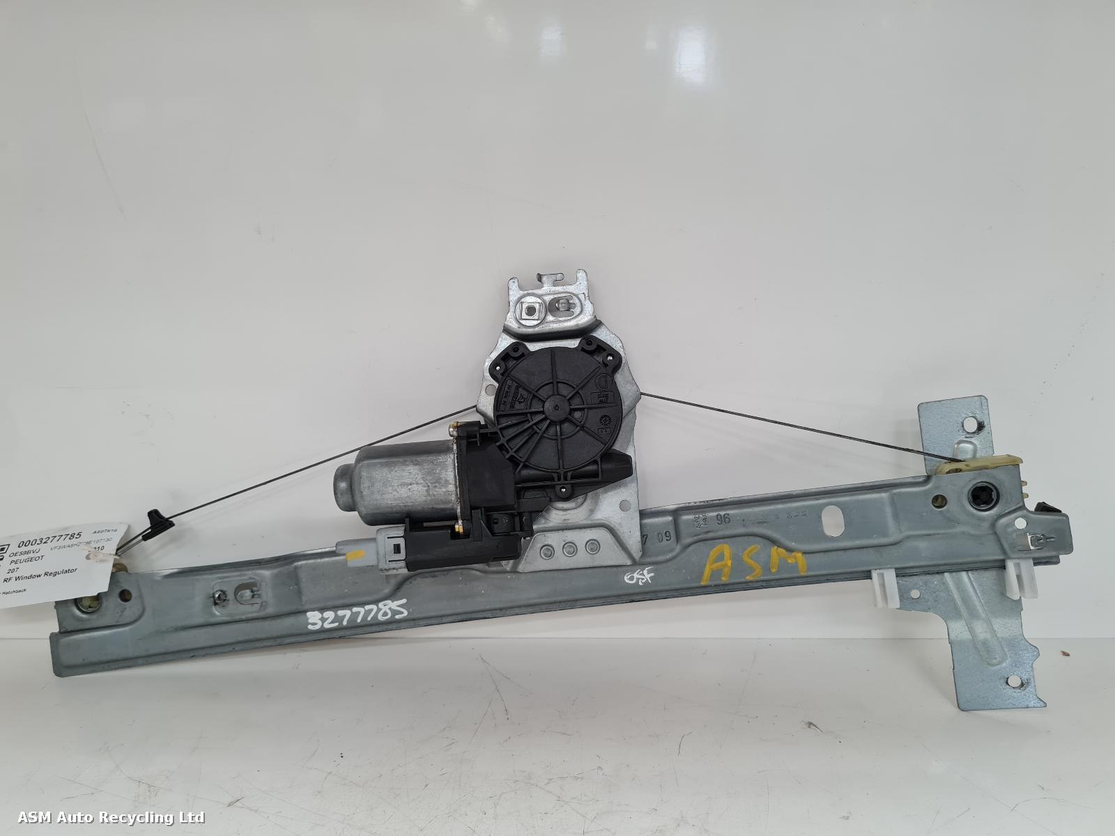 View Auto part RF Window Regulator Peugeot 207 2010